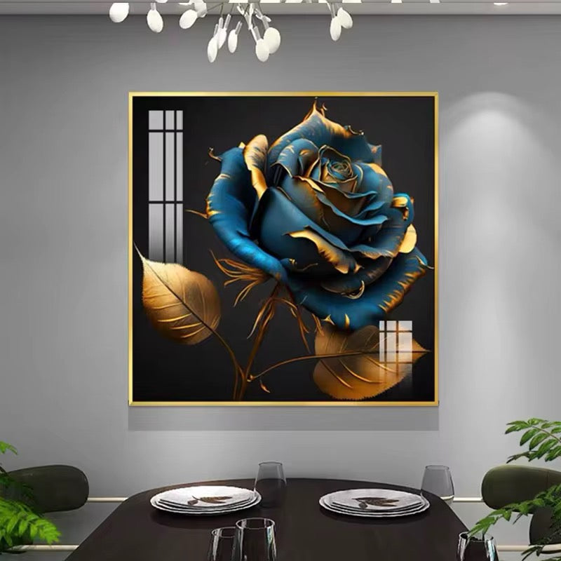 Abstract Rose Art Canvas