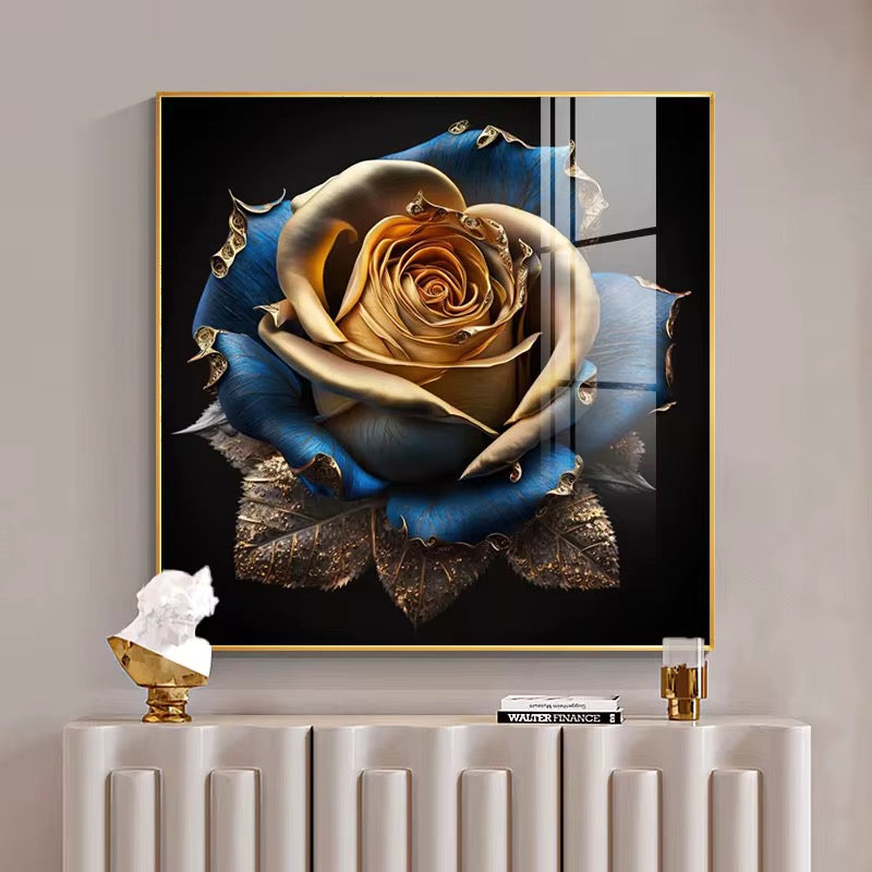 Abstract Rose Art Canvas