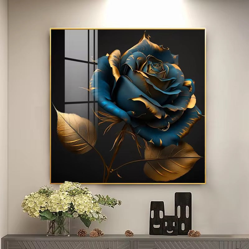Abstract Rose Art Canvas