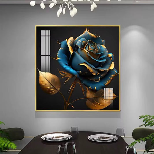 Abstract Rose Art Canvas