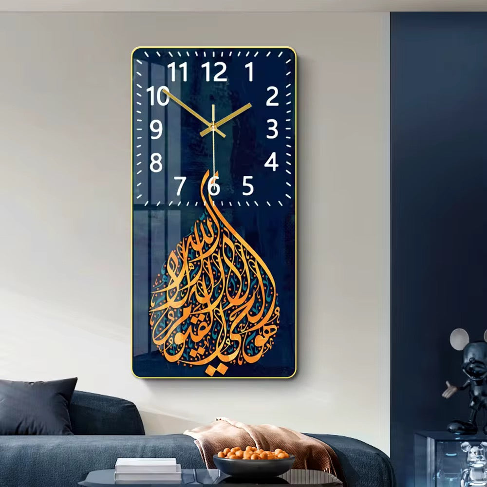 Religious Framed Canvas Clock Design