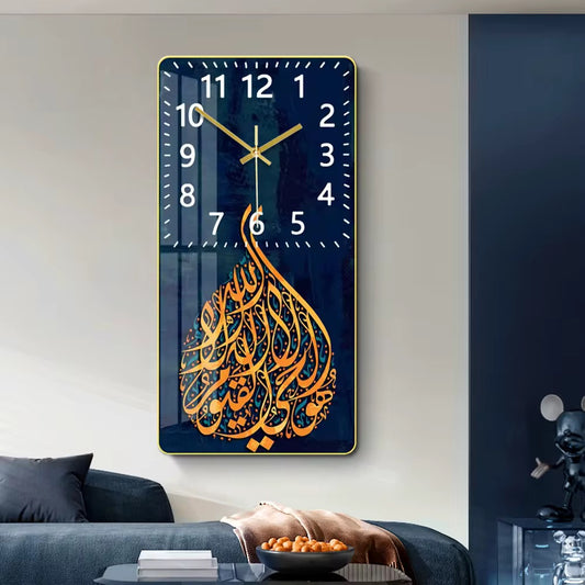 Religious Framed Canvas Clock Design